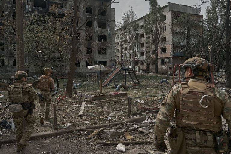 Russia has amassed 110,000 troops near strategic Ukrainian city, Kyiv says